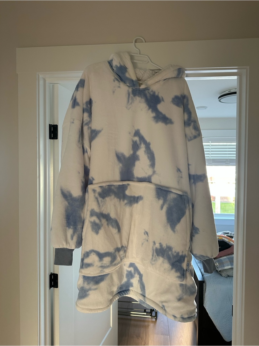 Blue Tie-Dye OODIE Pullover Sweater